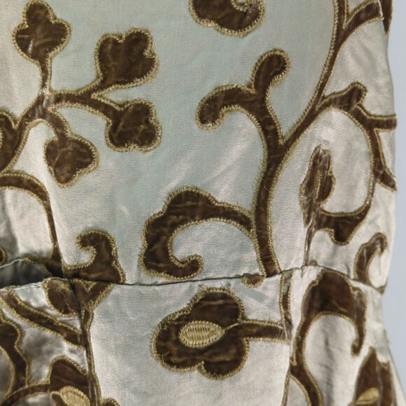 Krista Larson Heirloom Squared Neck Fit & Flare Dress Medium NWT Cottage Core - Picture 4 of 10